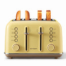 Buydeem DT640 4-Slice Retro Stainless Steel Toaster