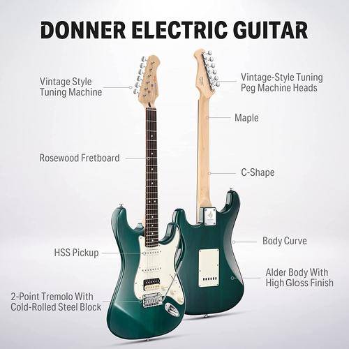 Donner DST-400 Full-Size S-Style ST Electric Guitar Kit