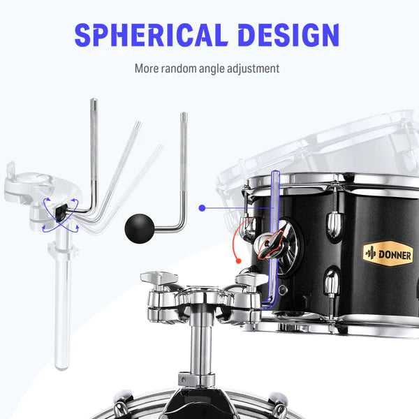 Donner DDS-520 Drum Kit Full-Size Silent Set