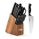 16 Pieces Chef Knife Set