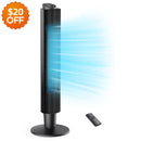 TaoTronics 42” or 36” Height Adjustable, 90° Oscillating Tower Fan with 5 Fan Speeds TT-TF005