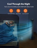 TaoTronics 42” or 36” Height Adjustable, 90° Oscillating Tower Fan with 5 Fan Speeds TT-TF005