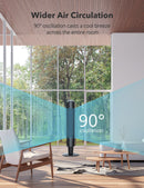 TaoTronics 42” or 36” Height Adjustable, 90° Oscillating Tower Fan with 5 Fan Speeds TT-TF005